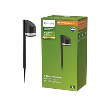 PHILIPS Podna svjetiljka Fyve, 1,5W, 2700 K, 8720169265608, crna