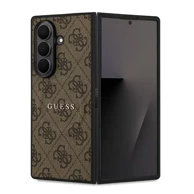 GUESS Maskica magnetska 4G PU s klasičnim kućištem Samsung Galaxy Z Fold7, smeđa
