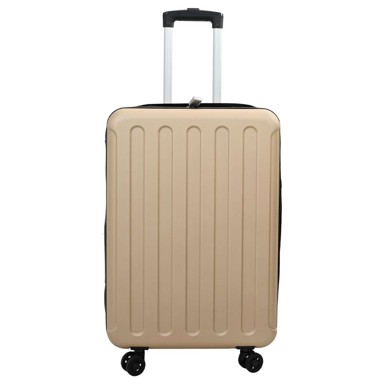 Sklopivi kofer 20'' Tvrdi plastični 34 x 23 x 55,5 cm ABS, šampanjac