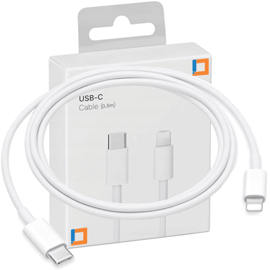 CO2 Kratki kabel USB-C na Lightning, 0,5 m, brzo punjenje