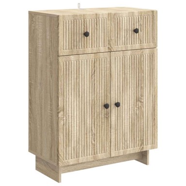Krevet, dimenzije 66 x 34,5 x 90 cm, konstruirano drvo, hrast sonoma