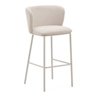 KAVE HOME Bež barska stolica (visine sjedala 75 cm) Ciselia 
