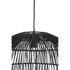 LIGHT & LIVING Mat crna stropna svjetiljka ø 49 cm Deya