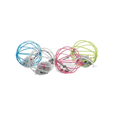 TRIXIE Igračka za mačke miš u lopti od žice fi-6 cm