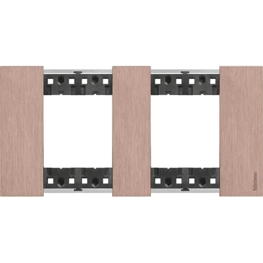 BTICINO Ukrasni okvir Living Now KA4802M2ZM, 2x2M, copper