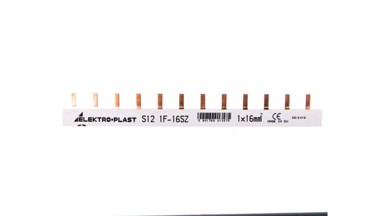 Strujna sabirnica s PIN tipom 1P 16 mm² 100A 12 pinova IZS16/1F/12