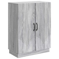 Krevet, 66 x 34,5 x 87 cm, konstruirano drvo, siva sonoma