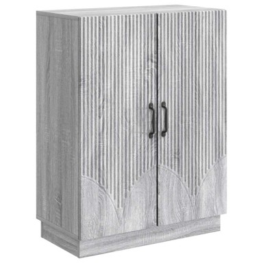 Krevet, 66 x 34,5 x 87 cm, konstruirano drvo, siva sonoma