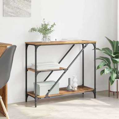 Konzolna stolica 88.5x30x75 cm, hrast, konstruirano drvo  