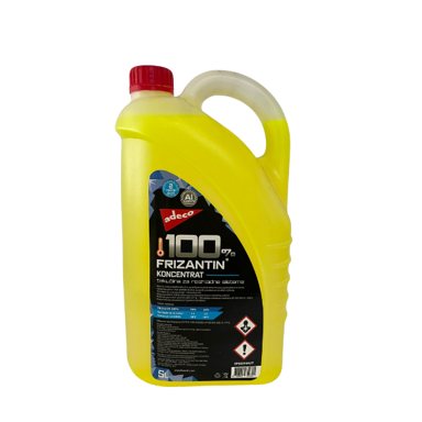 ADECO Antifriz G-11R, 100%, žuti, 5l