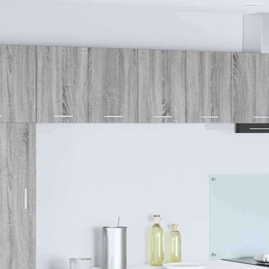 Viseći ormarić Riga, 2 kom, 60 x 31 x 40 cm, sivi sonoma i bijeli