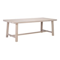 ROWICO Blagovaonski stol od mat lakiranog hrasta Brooklyn, 220 x 95 cm