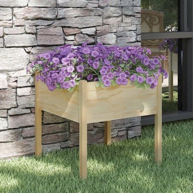 Vrtna sadilica 70 x 70 x 70 cm od masivne borovine