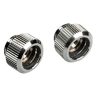 BITSPOWER Adapter Touchaqua, G1/4 inča AG na 12 mm AD tvrdu cijev, 2 kom, srebrni