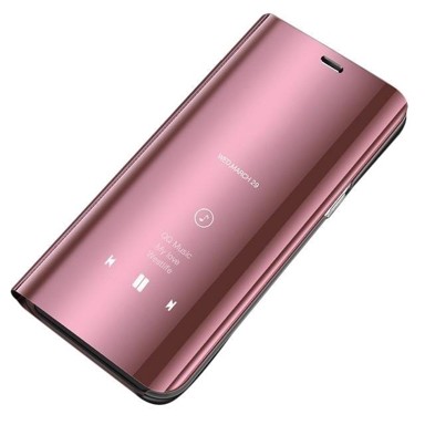 HURTEL Futrola Clear View Case preklopna za Huawei Y5 2019 / Honor 8S, pink