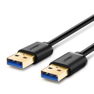 UGREEN Kabel USB 3.0 (muški na muški), crni, 2m