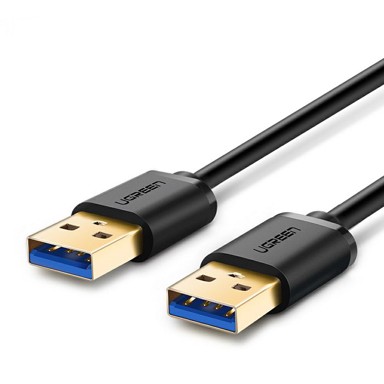 UGREEN Kabel USB 3.0 (muški na muški), crni, 2m