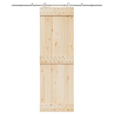 Pribor za klizna vrata od nehrđajućeg čelika 200 cm srebrni