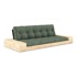 KARUP DESIGN Zelena sklopiva sofa 244 cm Base, 244x110x72 cm