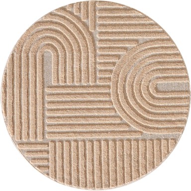 AYYILDIZ CARPETS Svijetlo ružičasti okrugao tepih ø 80 cm Art 1121