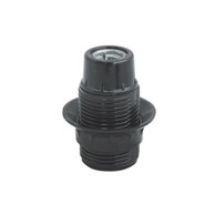 Luster grlo E14, crno, bakelit, vijčano