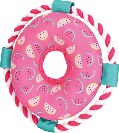 ANIONE Igračka za pse Donut, neopren, roza