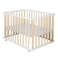 ROBA Bijeli/u prirodnoj boji putni krevetić 100x75 cm