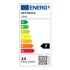 Stropna svjetiljka LED MAT 24W, toplo bijela