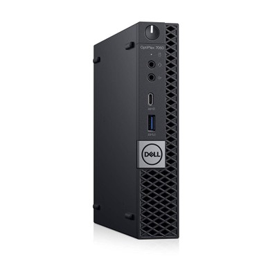 DELL Stolno računalo Optiplex 7060 Micro / Intel Core i5-8500T, 8GB, 256GB SSD, Intel UHD Graphics, Windows 11 Pro (obnovljen)