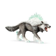 SCHLEICH Snow Wolf playset, siva