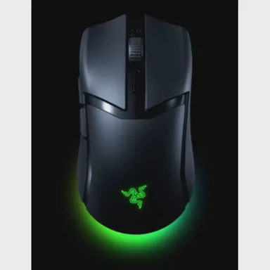 RAZER Miš Cobra HyperSpeed Gaming desnoruk RF Wireless + Bluetooth + USB Type-A Optical 26000 DPI, crni