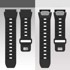 GS QuickFit silikonska narukvica za Garmin Fenix, 26 mm, crna