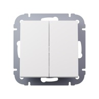 Prekidač podžbukni serijski bijeli I700