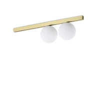 IDEAL LUX Stropna svjetiljka Binomio PL2, G9 ID328447, ottone