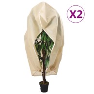 Navlaka za biljke s patentom, flis, 2 kom, 70 g/m², 2,36x2 m