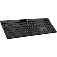 CORSAIR Tipkovnica K100 RGB Air Wireless Ultra-Tanka Mehanička Gaming, Cherry ULP Tactile, crna - CH-913A01U-DE