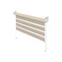 GARDINIA Krem rolete 80x150 cm Zebra Natur 
