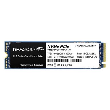 TEAMGROUP SSD MP33 PRO TM8FPD512G0C101, 512 GB, M.2, PCIe NVMe