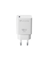 Zidni punjač USB-C, brzo punjenje, 18 W, bijeli