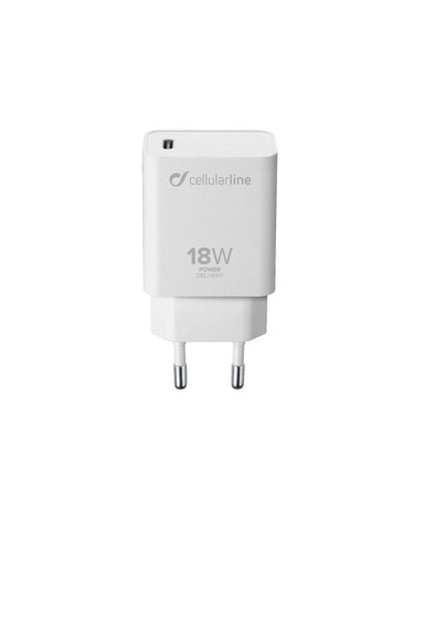Zidni punjač USB-C, brzo punjenje, 18 W, bijeli