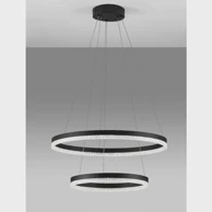 NOVA LUCE Visilica, Adria, LED, 52W, 3000K, 5684 lm, dimm, IP20, NL9530229, crna