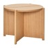 HÜBSCH Pomoćni stol Dash ø 55 cm u dekoru hrasta okrugli