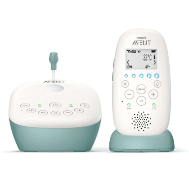 PHILIPS AVENT Video monitor za bebe SCD731/52, domet 330 m, zelena, bijela