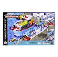 MAJORETTE Set Creatix luka s kontejnerskim brodom, 45x29x24 cm