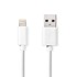 NEDIS Lightning kabel USB 2.0 Apple Lightning, 8-pinski USB-A muški 480 Mbps niklani 3,00 m okrugli PVC bijeli etiketa
