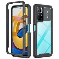 TECHSUIT Maskica Defense360 Pro + Zaštita zaslona Xiaomi Poco M4 Pro 5G, crna