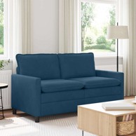 Sofa 156 x 81 x 87,5 cm, baršun, plava