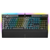 CORSAIR Tipkovnica K100 RGB, optičko-mehanička, CORSAIR OPX, US raspored, USB, crna
