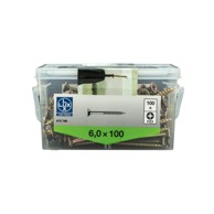 LUX TOOLS Vijak za drvo metalni iver 6,0x100