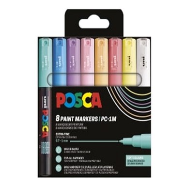 POSCA Marker PC-1M pastelne boje 8/1, višebojna